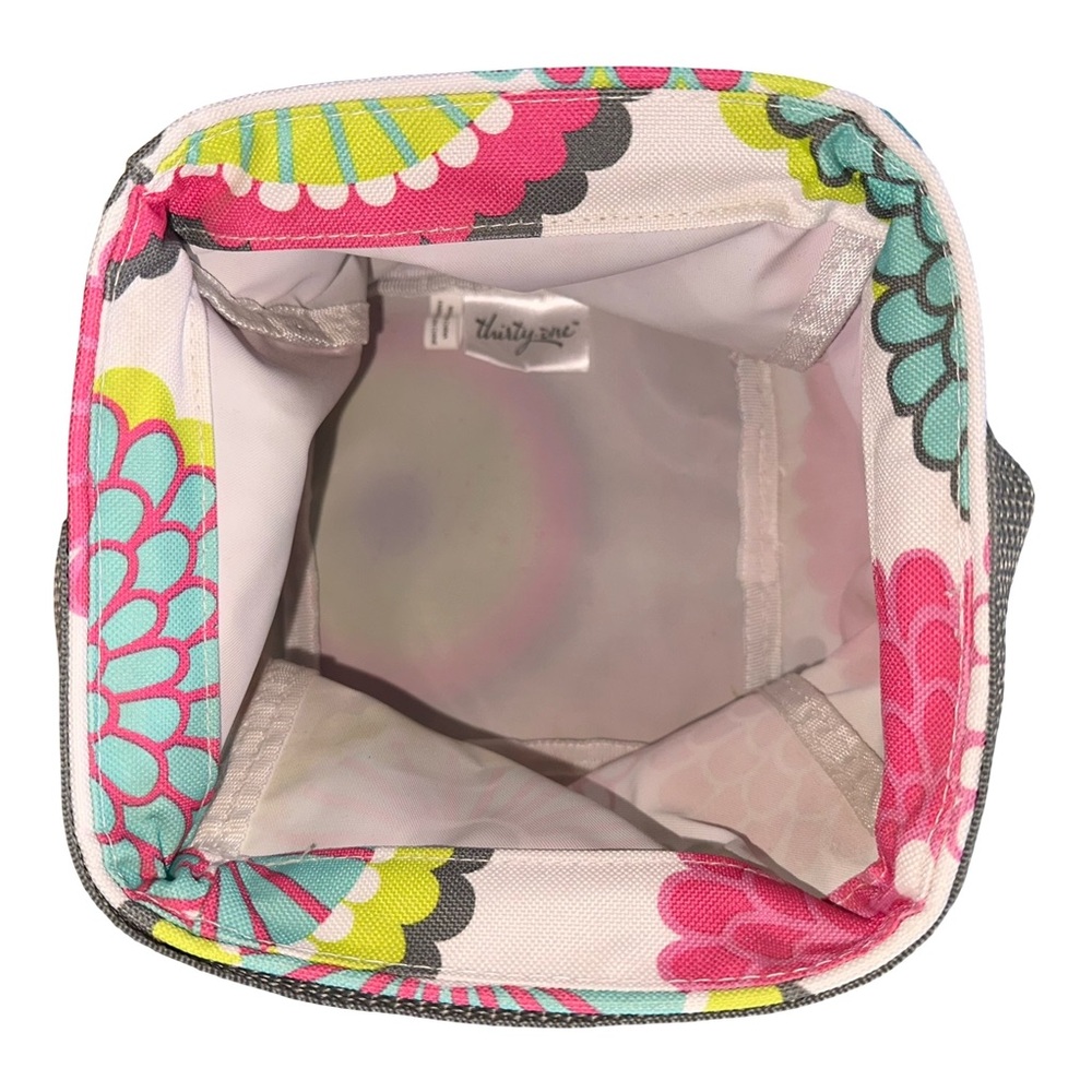thirty-one Floral Travel Hanging Toiletry Bag Organizer Bin & Wallet BUNDLE - Picture 5 of 10